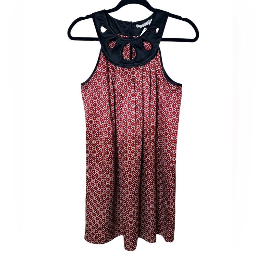 To the Max Red and Black Sleeveless Dress